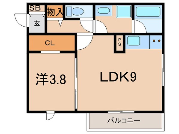 Ｃｏｕｒｇｅの物件間取画像